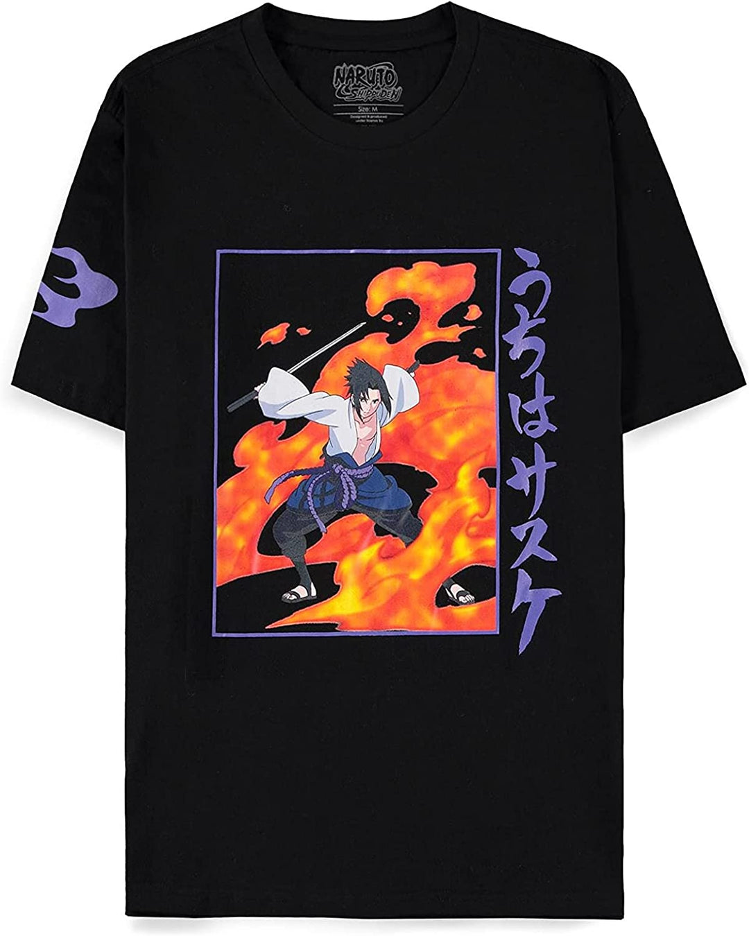 Terminal Difuzed Naruto Shippuden: Black 2 (T-Shirt Unisex Tg. XL) Merchandising