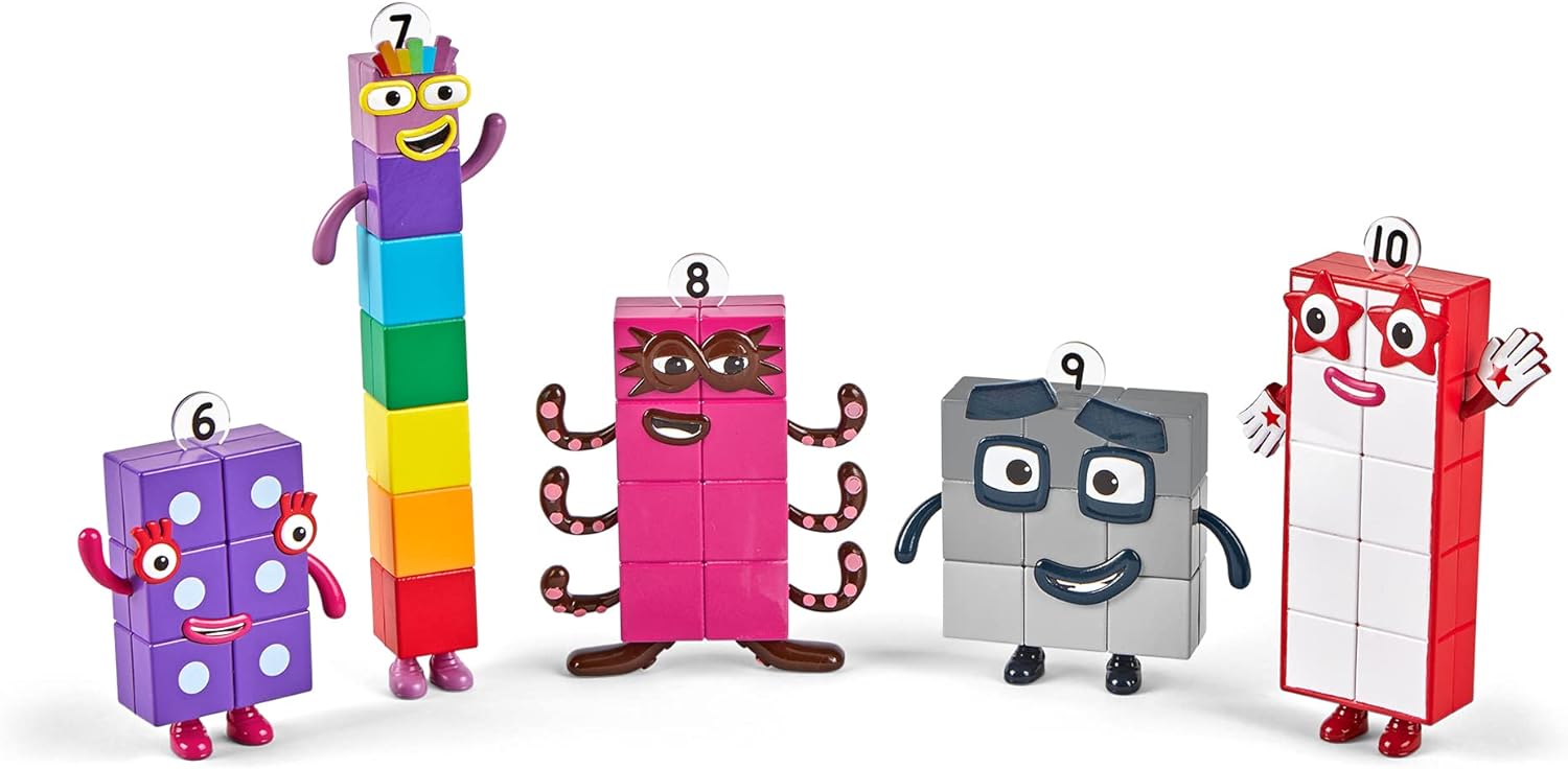 Learning Resources Numberblocks Friends Six to Ten - Playable Figures for Ages 3-7 9