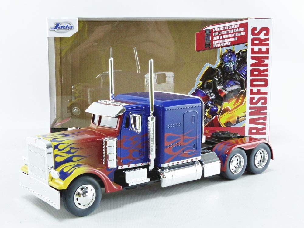 TRANSFORMERS T1 OPTIMUS PRIME DRUCKGUSSAUTO IM MASSSTAB 1:24