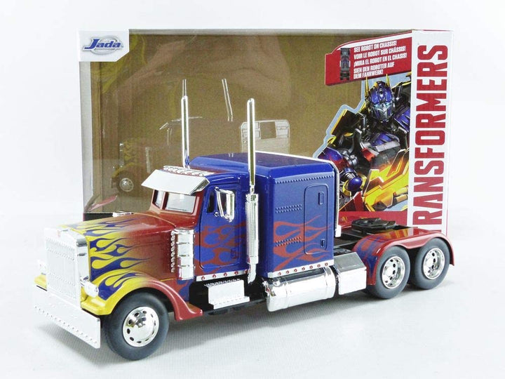 TRANSFORMERS T1 OPTIMUS PRIME DRUCKGUSSAUTO IM MASSSTAB 1:24