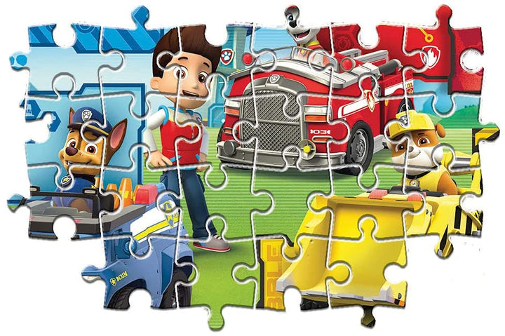 Clementoni 25209 Paw Patrol Supercolor Puzzle für Kinder, 3 x 48 Teile, ab 5 Jahren