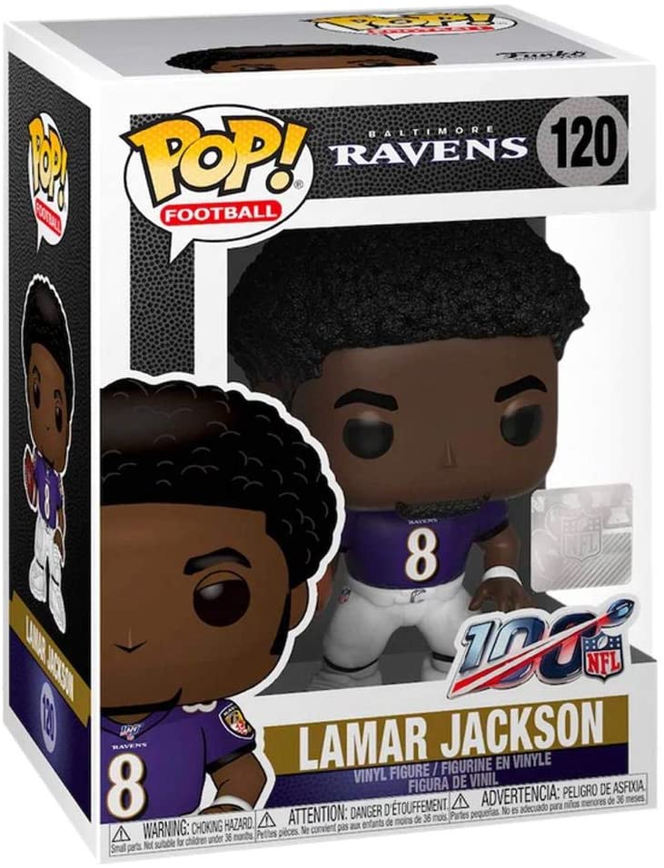 NFL Lamar Jackson (Home Jersey) Funko 42864 Pop! Vinilo #120