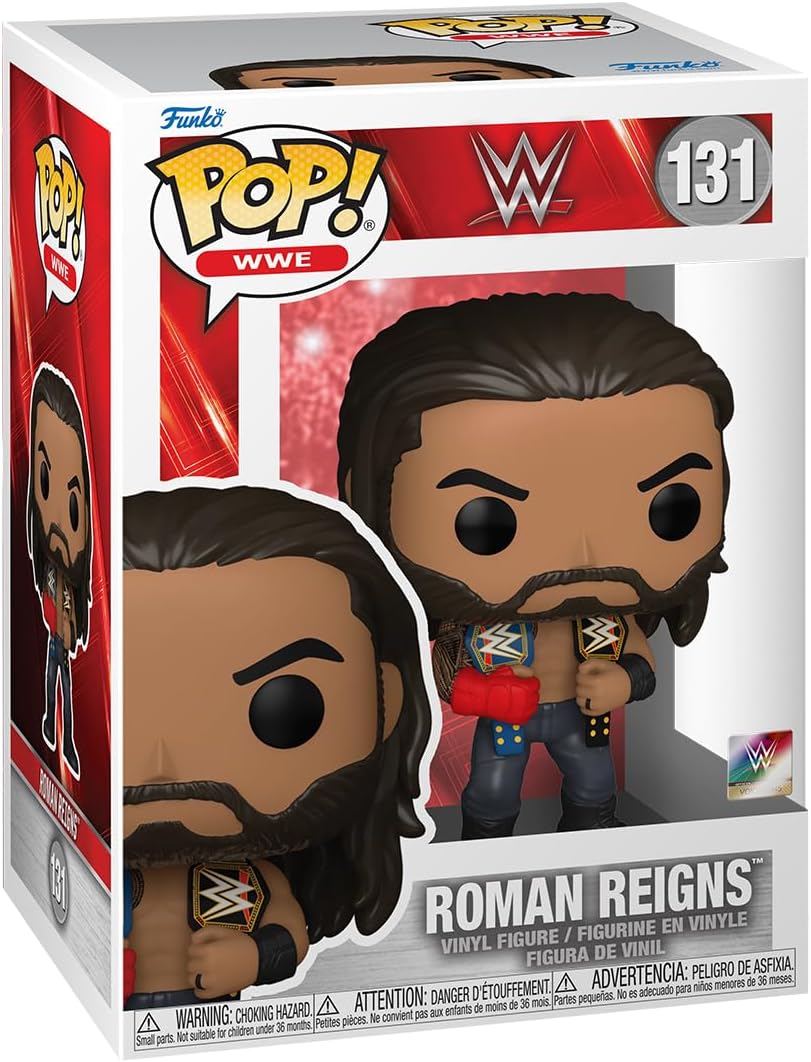 WWE: Roman Reigns With Belts Funko Pop! 72233 Pop! Vinyl Nr. 131