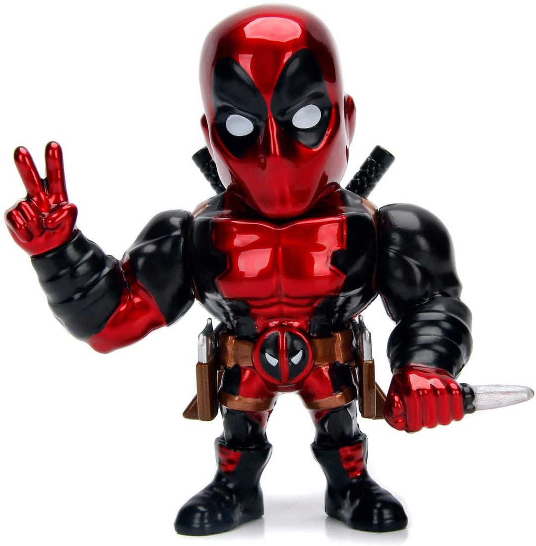 Jada Toys 253221006 Marvel Deadpool 10 cm Collectable Figure Die-Cast Red