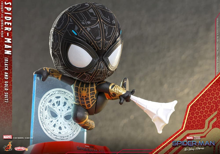 Spider-Man: No Way Home – Spider-Man Black &amp; Gold Suit Cosbaby