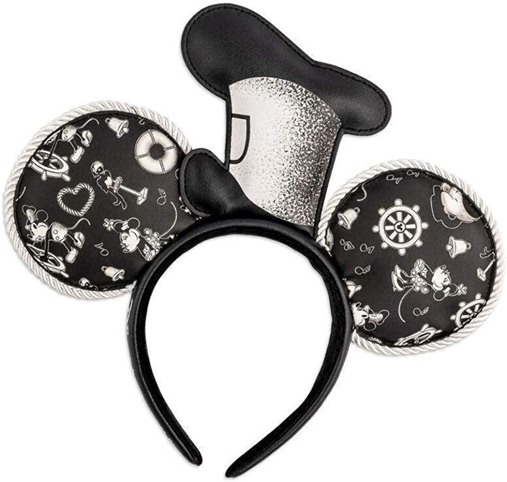 Loungefly Disney Mickey Mouse Steamboat Willie Hat Headbad