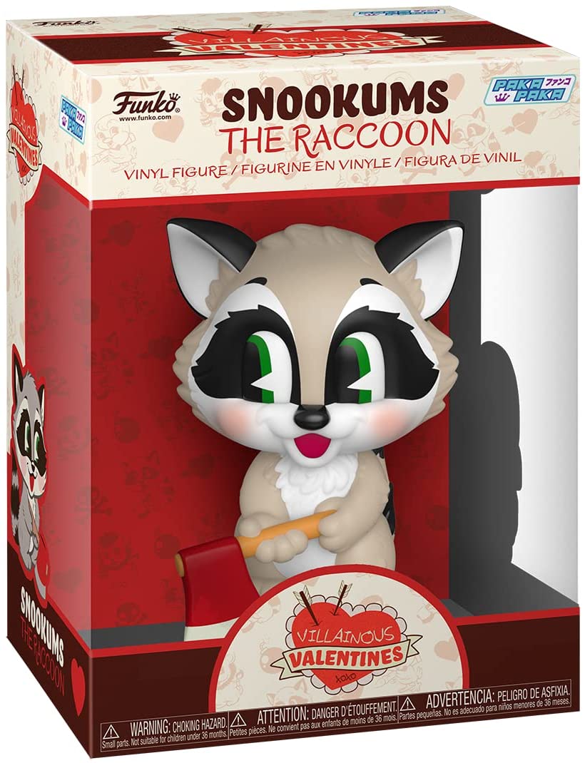 Funko 59534 Vinylfigur: Villainous Valentines – Waschbär