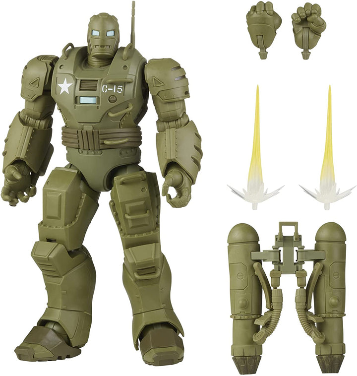 Marvel Legends Series 15 cm große Actionfigur „The Hydra Stomper“, Premium-Design, 15 cm große Figur, Rucksack, 4 Zubehörteile, mehrfarbig