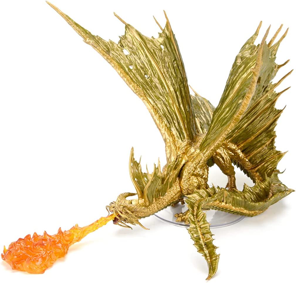 D&amp;D: Icons of The Realms: Gold Dragon Premium-Figur für Erwachsene