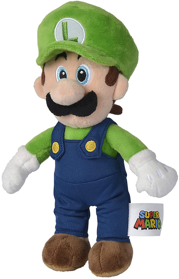 Simba Toys Luigi Plüschtier, geeignet ab den ersten Lebensmonaten, 20 cm