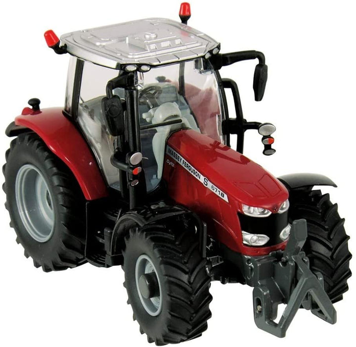 Britains 1:32 Massey Ferguson 6718 S Trattore giocattolo, set da fattoria giocattolo da collezione