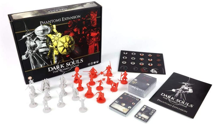 Dark Souls The Board Game: Phantoms Expansion, Fantasy Dungeon Crawl Game with Detailed Invader Miniatures for 1-4 Players, 14 Years Old +