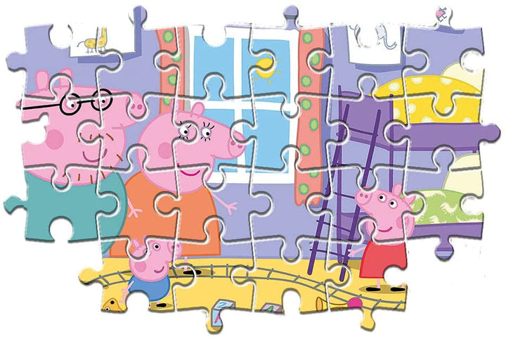 Clementoni 26438 Peppa Pig Puzzle für Kinder – 60 Teile