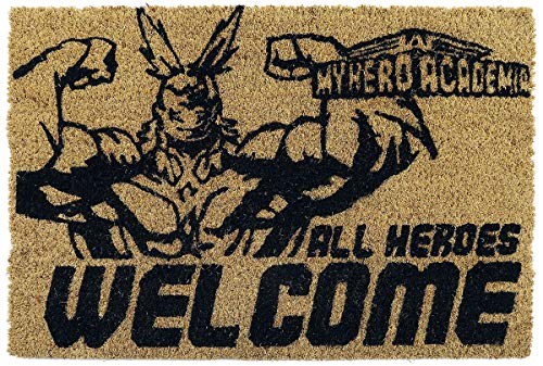 My Hero Academia All Heros Are Welcome Doormat Multi-Coloured