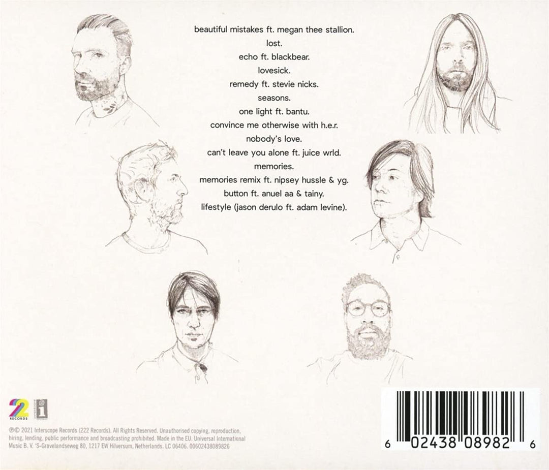 Maroon 5 – JORDI [Deluxe [Audio CD]