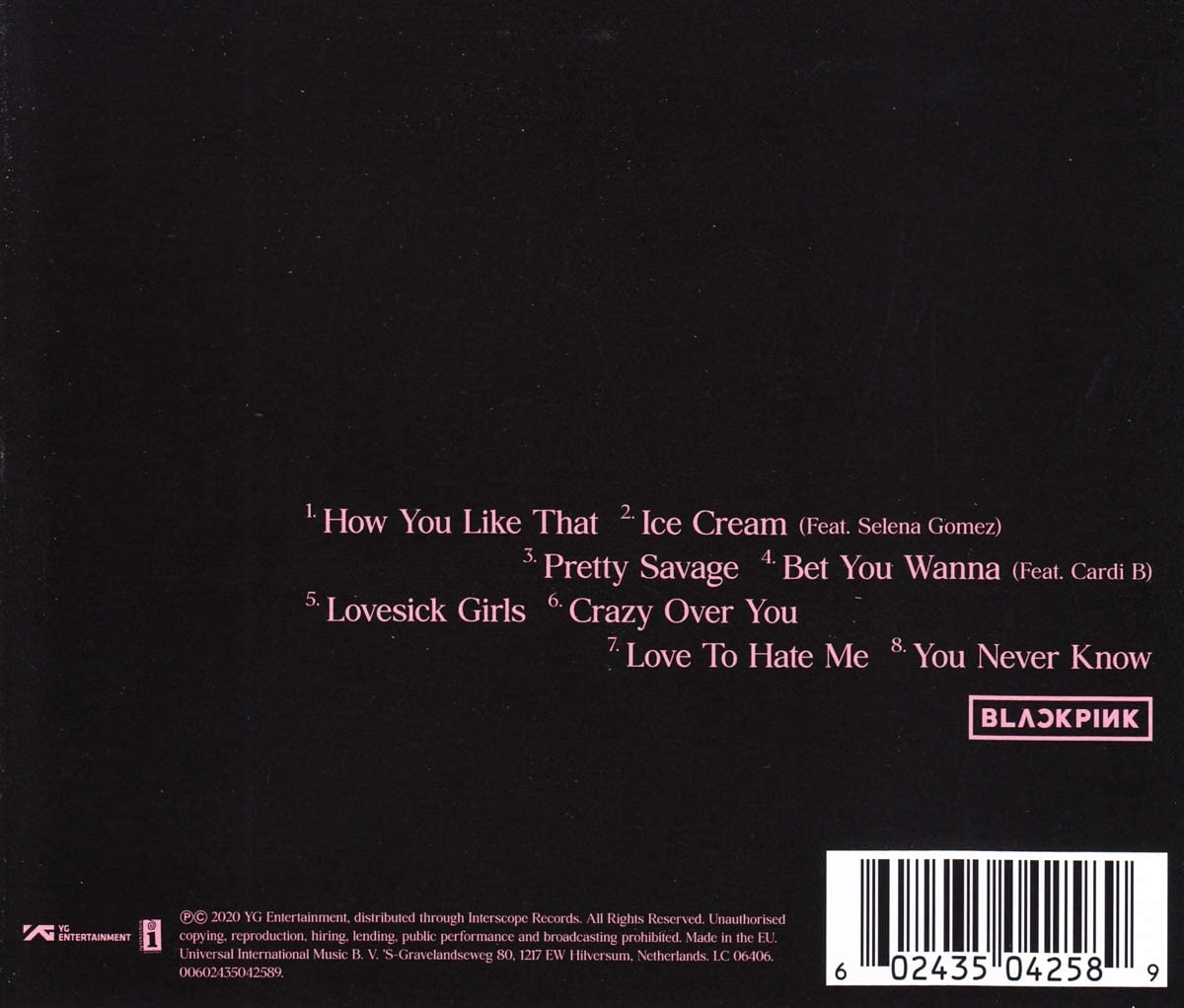 BLACKPINK – DAS ALBUM [Audio-CD] 3