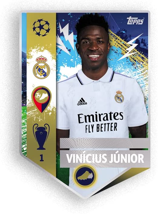 Topps UEFA Champions League 22/23 Football Stickers - Multipack (60 Stickers, 6