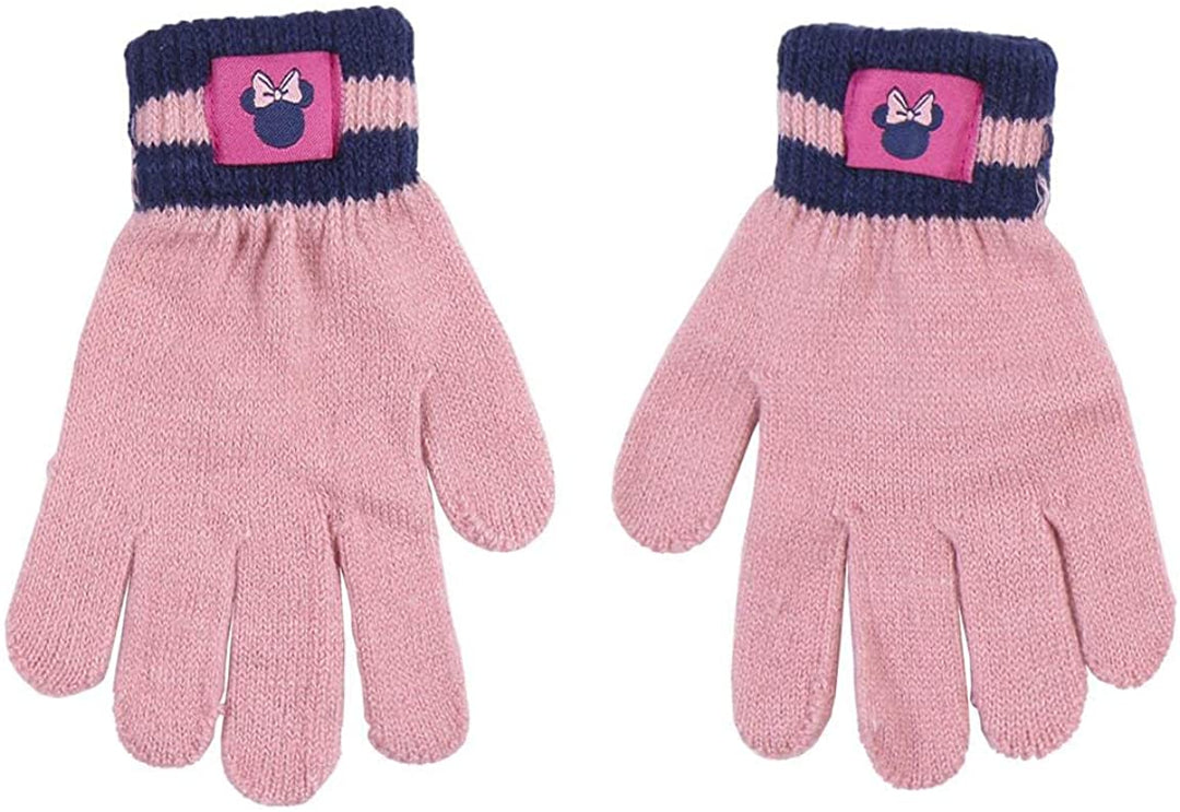 CERDA' – Minnie, 3er-Set, Mütze + Handschuhe für Mädchen, Disney Winter koordiniert