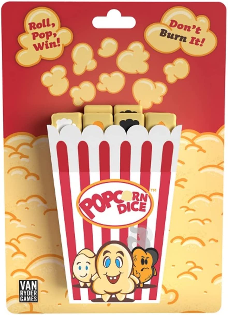 Popcorn-Würfel – Ein Spiel von Van Ryder Games für 2–6 Spieler – Brettspiele für die Familie