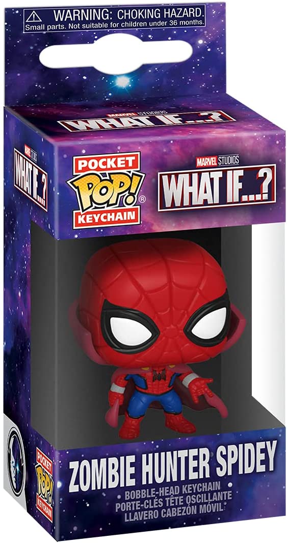 Marvel Studios What If Zombie Hunter Spider Funko 57402 Pocket Pop!