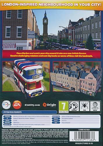 SimCity British City Set (code de téléchargement, pas de disque)