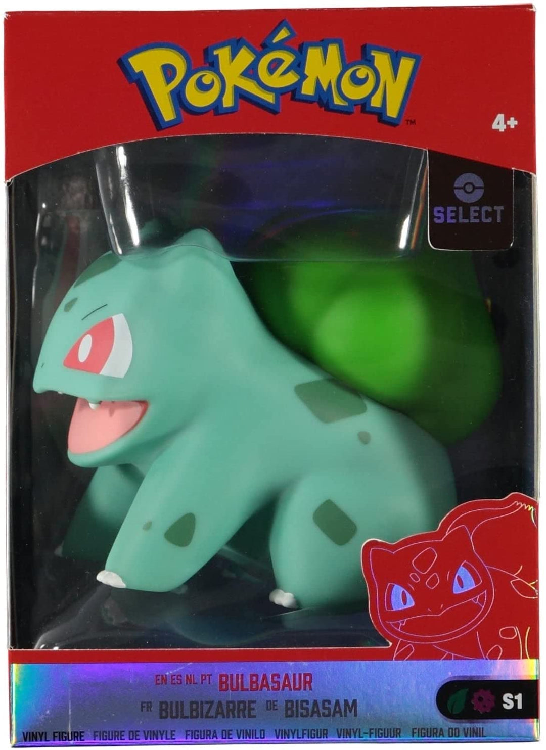 Pokemon 4in Kanto Vinylfigur – Bulbasaur