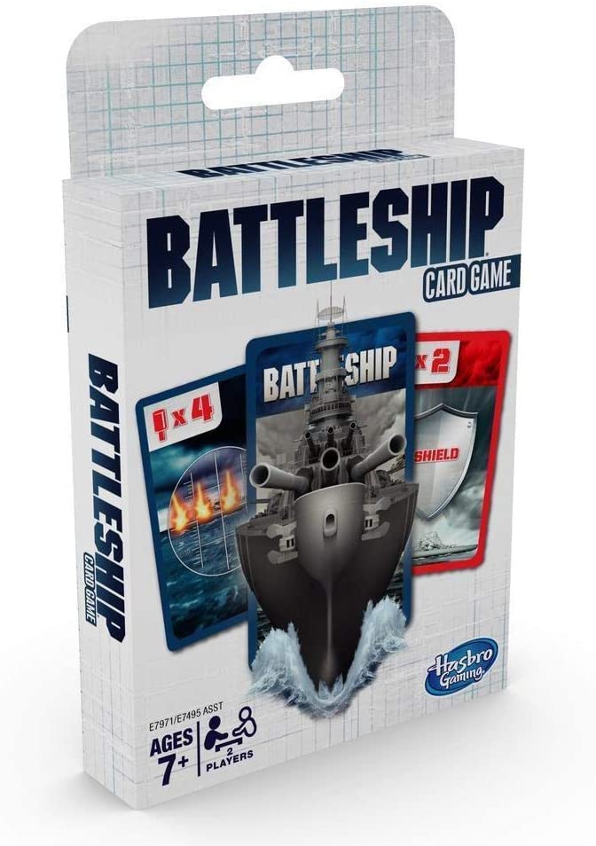 Hasbro Gaming E7971UC0 Jeu de cartes de voyage classique Battleship
