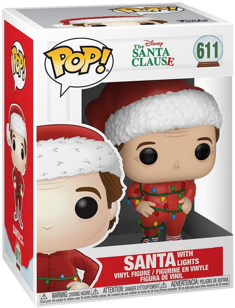 Disney The Santa Clause Santa con luces Funko 42601 Pop! Vinilo n. ° 611