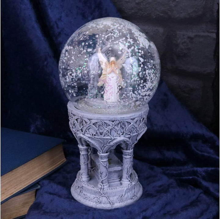 Nemesis Now Love Remains Snowglobe Anne Stokes 18.5cm, Resin, Glass, Water, Ivor