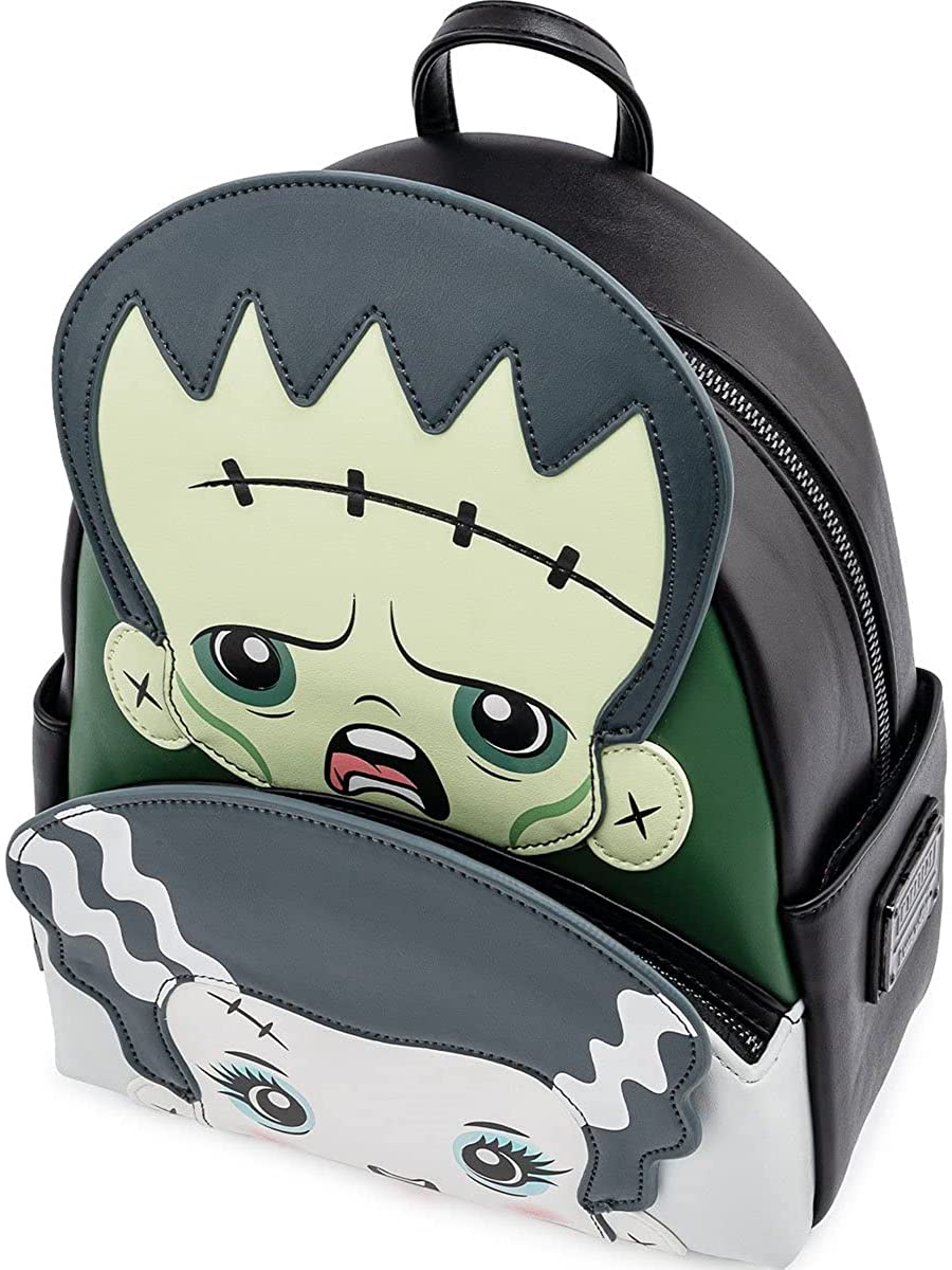 Loungefly Universal Monsters Frankie and Bride Mini Backpack, Multi, One Size,