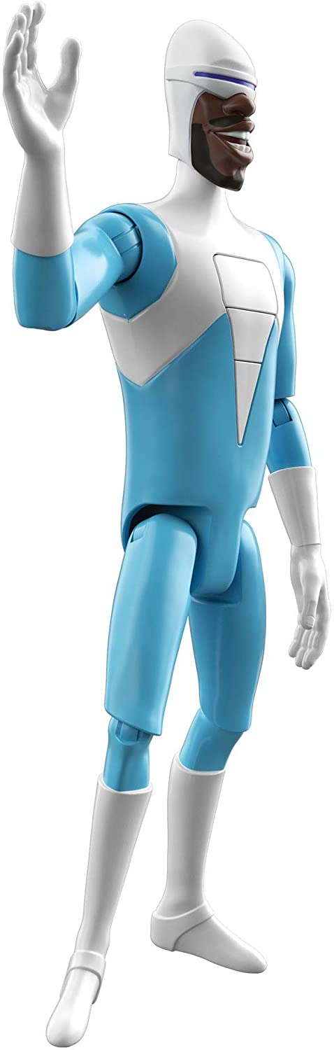 Figurine articulée parlante Pixar Interactables Frozone, 20,3 cm de haut, jouet de personnage de film hautement posable