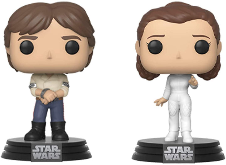 40 L&#39;impero colpisce ancora Star Wars Han Solo e la principessa Leia Funko 46770 Pop! Vinile