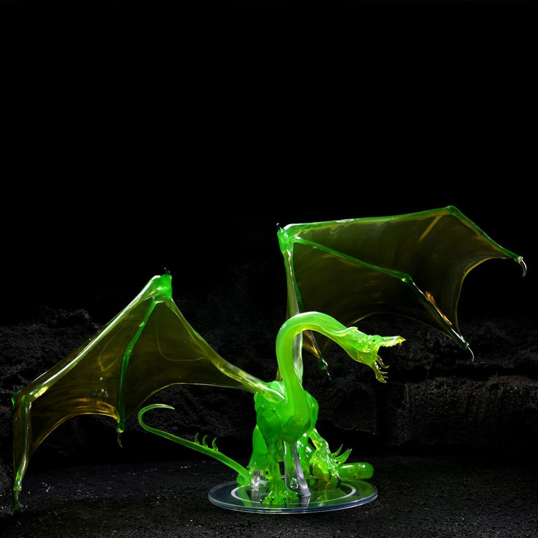 WizKids D&D Icons of The Realms: Adult Emerald Dragon Premium Figure