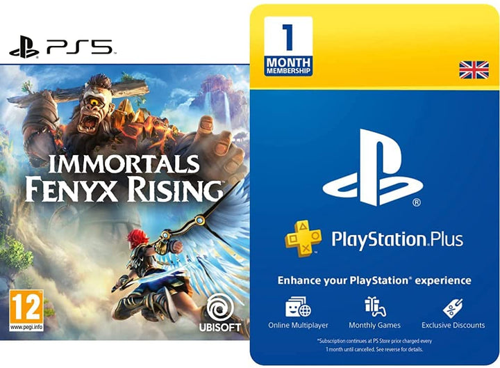 Immortals Fenyx Rising (PS5) &amp; PlayStation Plus: 1 Monat Mitgliedschaft | PS5/PS4 |