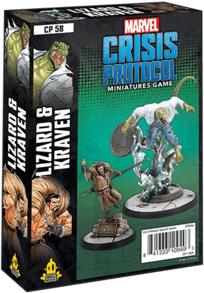 Marvel Crisis Protocol Miniatures Game: Lizard and Kraven