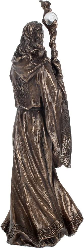Nemesis Now Historic &amp; Medieval – Merlin-Figur aus Bronzeharz, 28 cm 5