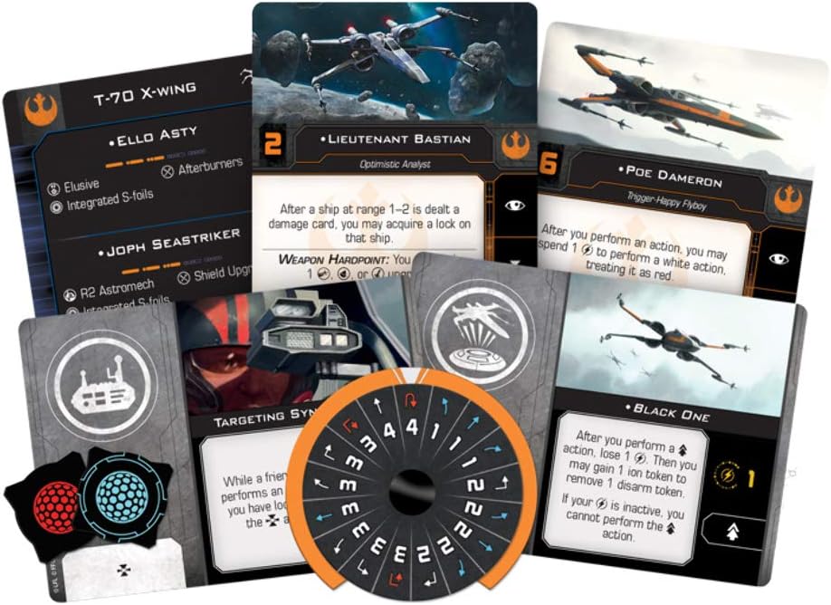 Fantasy Flight Games - Star Wars X-Wing Second Edition: Resistance: T-70 X-Wing Expansion Pack - Miniature Game