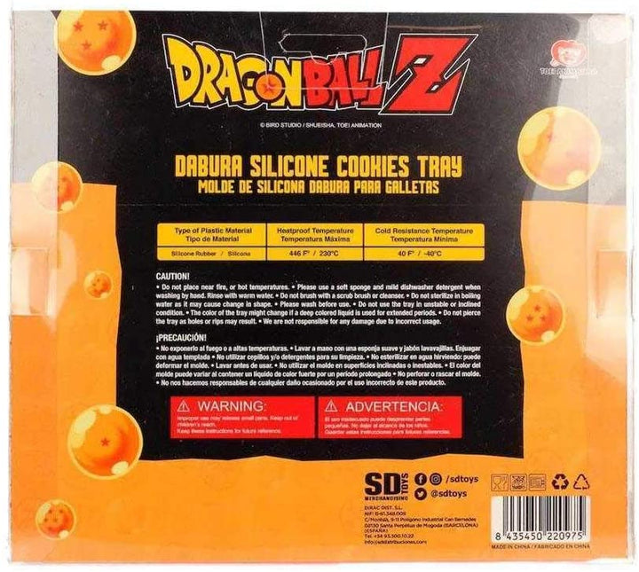 Dragon Ball Oven Dabura Silikon-Backblech, offizielles Merchandising, runde Formen für Kuchen und Kuchen, Gebäck