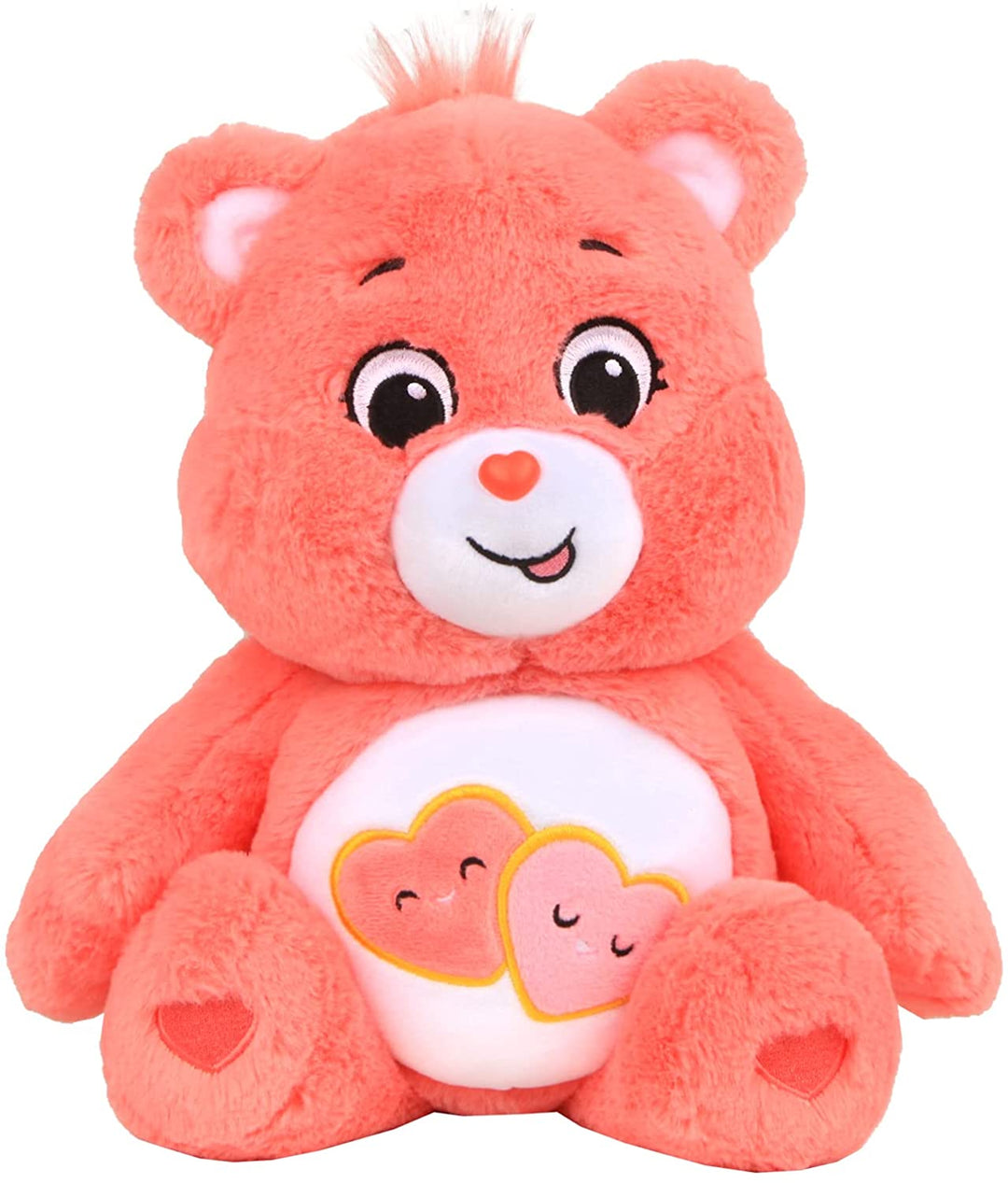 Care Bears 22084 14 Inch Medium Plush Love-A-Lot Bear, Collectable Cute Plush Toy, Cuddly Toys for Children, Soft Toys for Girls and Boys, Cute Teddies Suitable for Girls and Boys Aged 4 Years +