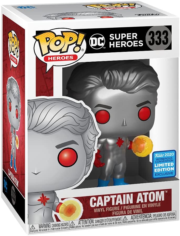 DC Super Heroes Captain Atom Exclu Funko 46307 Pop! Vinyle #333
