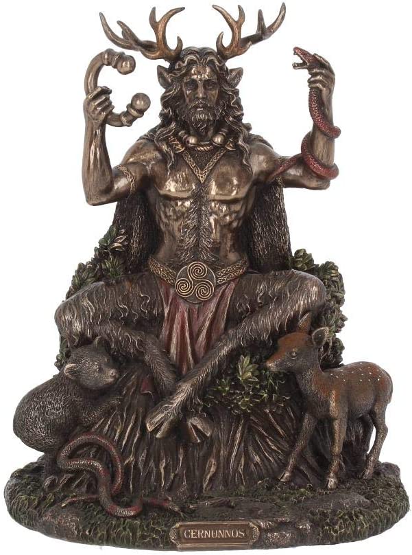 Nemesis Now Cernunnos and Animals 23cm Figurine, Bronze