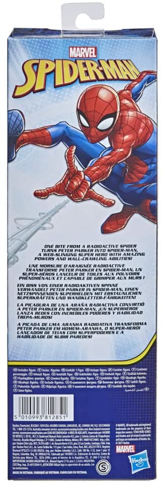 Marvel Spider-Man Titan Hero Series Spider-Man-Actionfigur, Superhelden-Actionfigurenspielzeug im 12-Zoll-Maßstab, für Kinder ab 4 Jahren