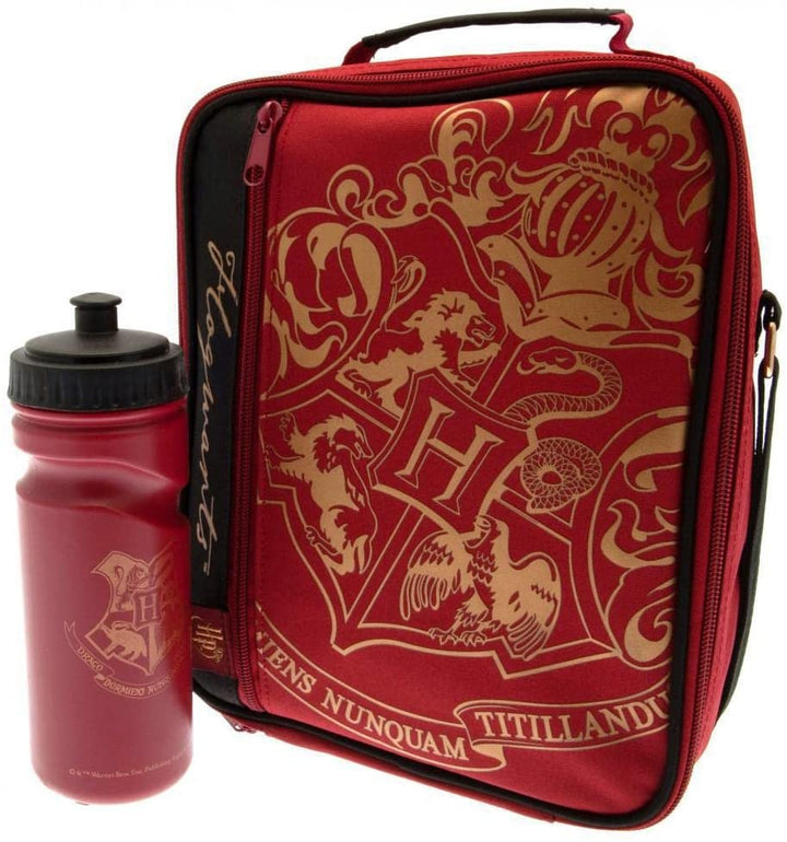 Harry Potter Lunch Bag & Bottle Set - Burgundy