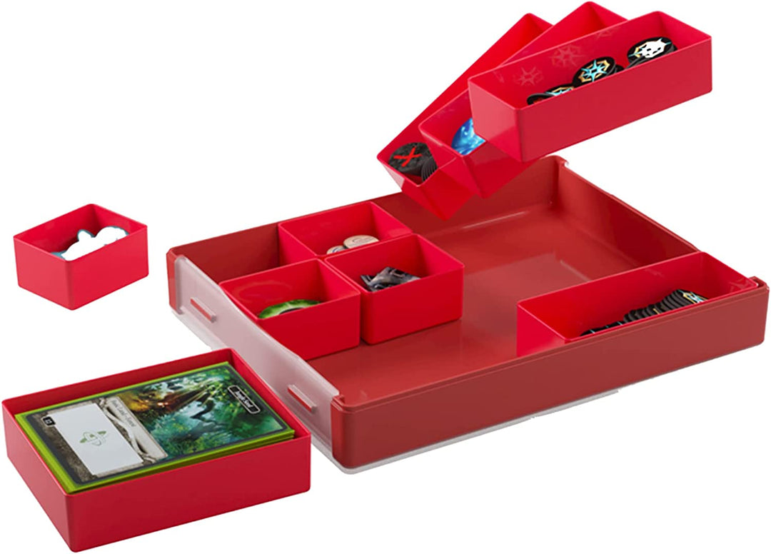 Token Silo Convertible | Store and Organize Board Game Tokens | 9 Removable Tray