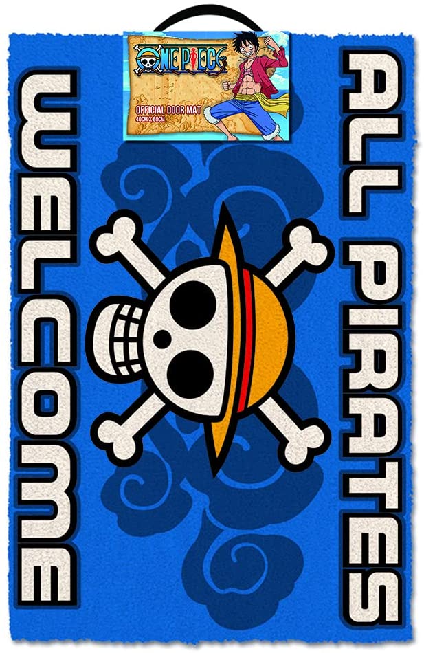 One Piece All Pirates Welcome Doormat