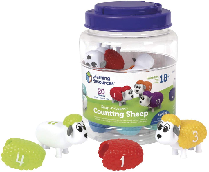 Recursos de aprendizaje LER6712 Snap-n-Learn Counting Sheep