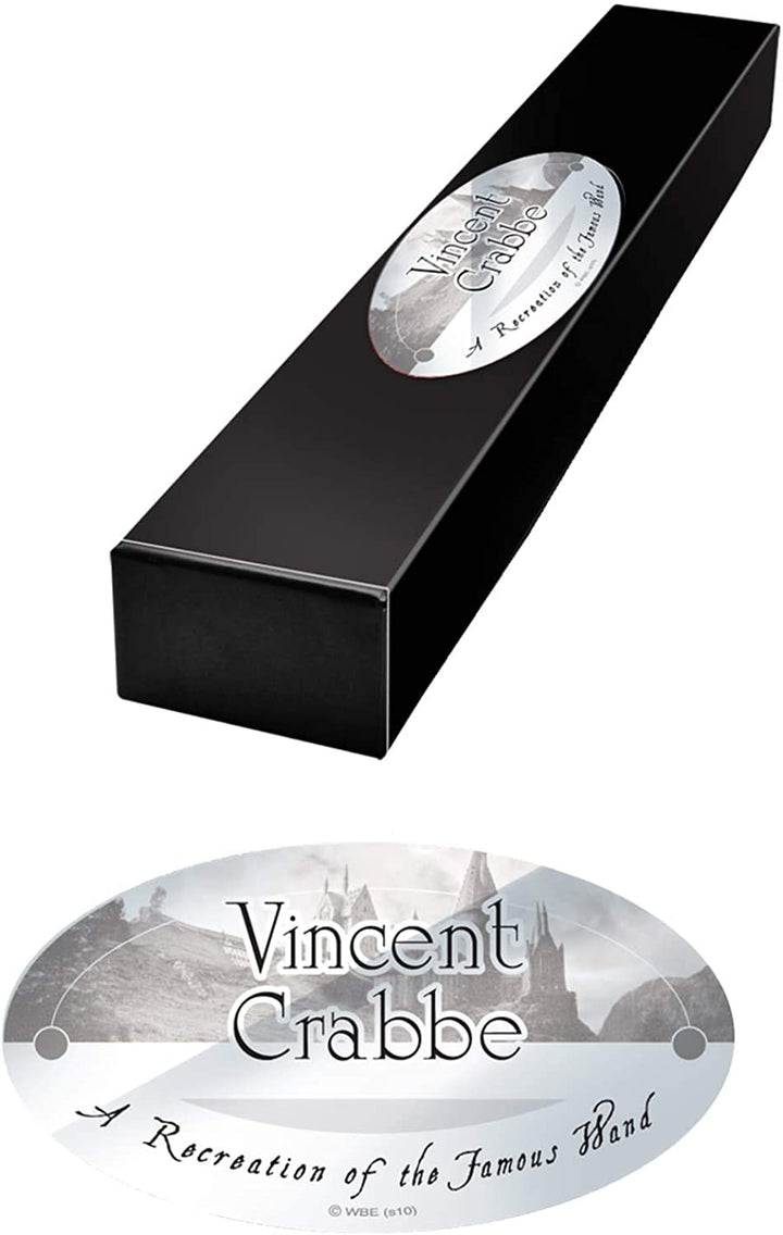 The Noble Collection - Vincent Crabbe Character Wand - 15in (38cm) Wizarding World Wand With Name Tag - Harry Potter Film Set Movie Props Wands