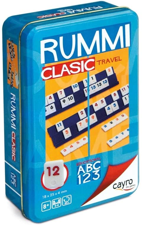 Cayro – Rummi für unterwegs – Traditionelles Spiel – Brettspiel – Entwicklung kognitiver Fähigkeiten und logische Mathematik – Brettspiel (755)