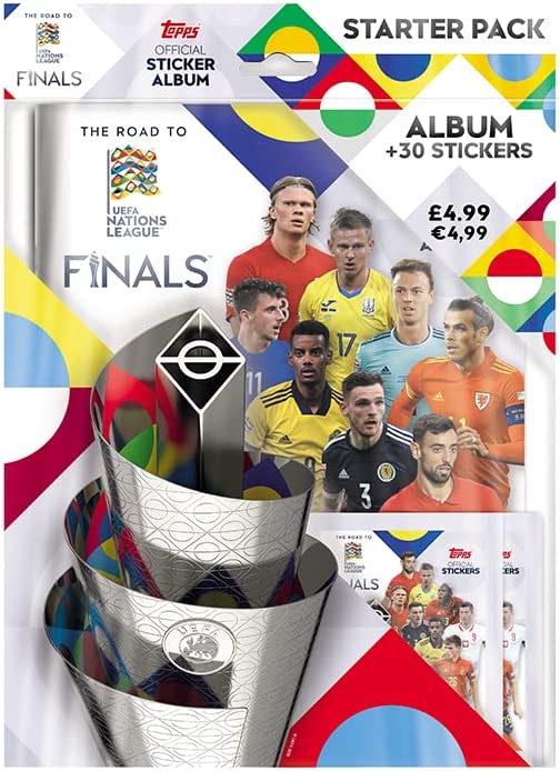 Topps – Sticker-Kollektion „Road to UEFA Nations League Finals“ 2022 – Starterpaket