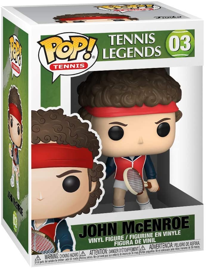 Leggende del tennis John McEnroe Funko 47733 Pop! Vinile #03